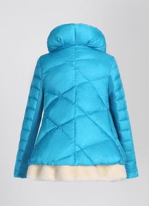 2012新款韩版潮公主裙边羽绒服 品牌女装批发指南